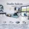 studio balcon, centre ville, parc expo, Arena