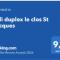 Joli duplex le clos St Jacques