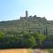 Characteristic cottage in the Tuscan hills