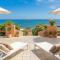 Villa seashore of the Marina of Sorso, 3 rooms, veranda on the sea, garden