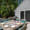 Spacious Stone Fire Pit Game Room