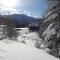 RIFUGIO AL LAGO DEL MORTIROLO in inverno raggiungibile solo a piedi