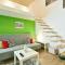 Studio Apartment Green Wall