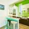 Studio Apartment Green Wall