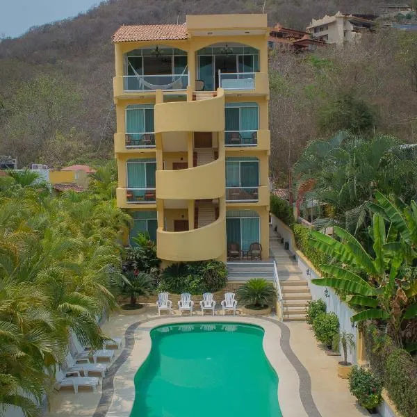 Bungalows Arena Dorada, hotel em Zihuatanejo