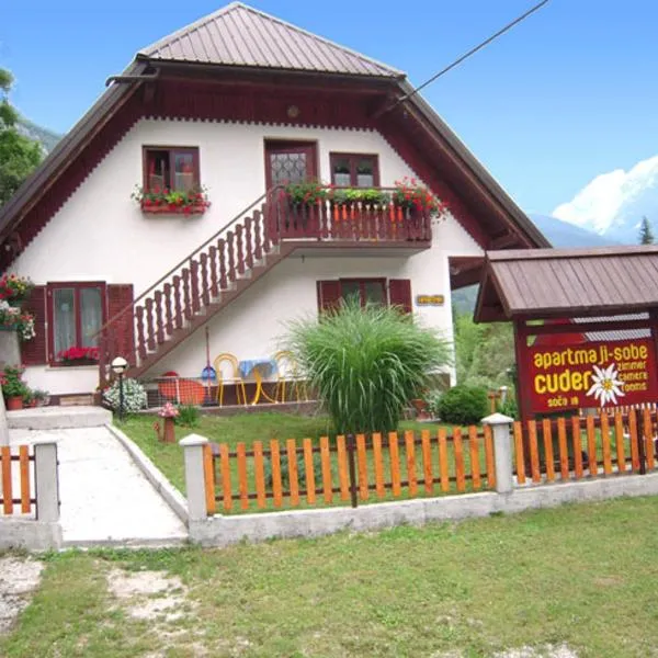 Apartmaji in Sobe Cuder, hotel din Soča