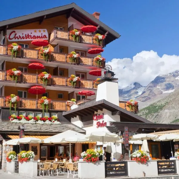 Hotel Christiania Saas-Fee, hotell sihtkohas Saas-Fee