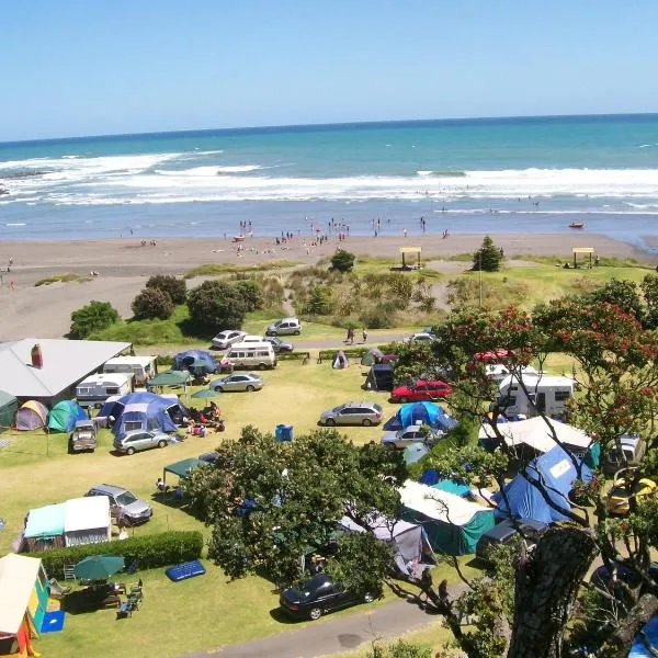 Opunake Beach Holiday Park、Opunakeのホテル
