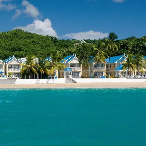 Villa Beach Cottages, hotell i Castries