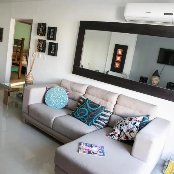 Apartamento Moderno con Piscina Rodadero, hotel en Santa Marta