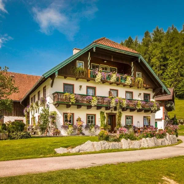 Wohlfühlbauernhof Bambichlhof, hotell sihtkohas Fuschl am See