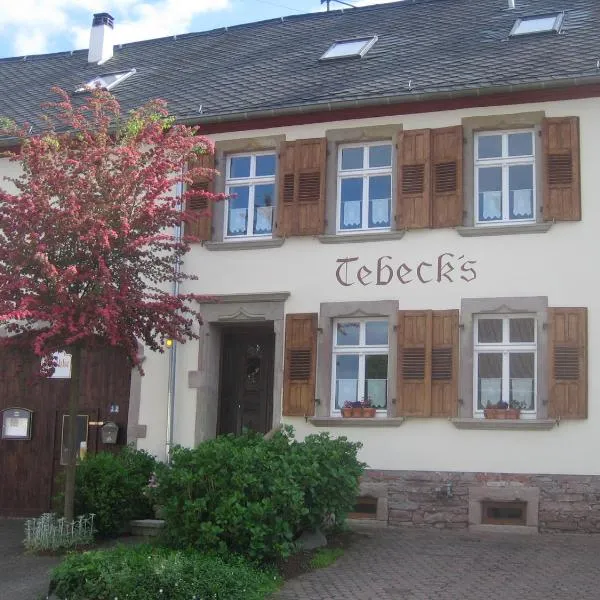 Ferienwohnungen Bistro Tebecks, hotel en Wadern
