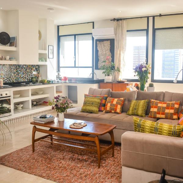 Appartement moderne moroccan/African décoration