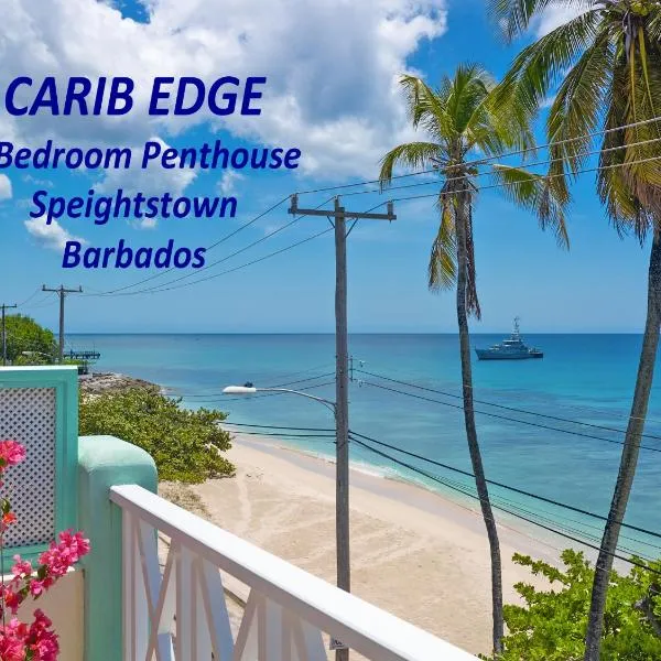 Carib Edge, AC beach penthouse, hotel in Saint Peter