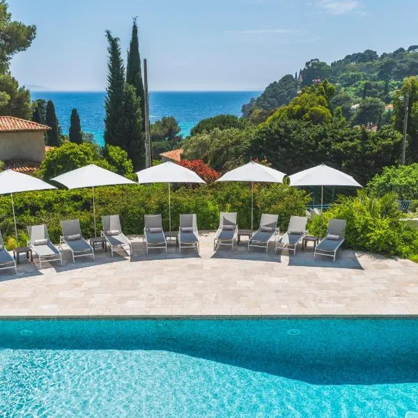 Les Terrasses du Bailli, hotel v mestu Rayol-Canadel-sur-Mer