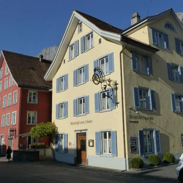 Hotel Lowen, hotel Walenstadtban