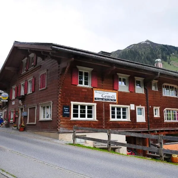 Berggasthaus Gemsli, hotel v destinaci Sankt Antönien
