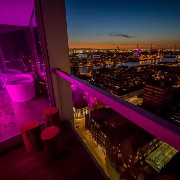 Exclusieve privé wellness penthouse SkyNooz, hotel in Antwerpen