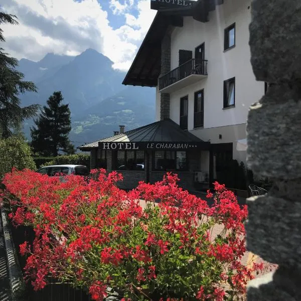 Hotel & Restaurant Le Charaban、アオスタのホテル
