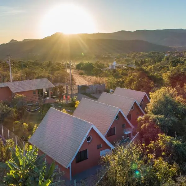 Chalés Recanto Paraíso、アウト・パライーゾ・デ・ゴイアスのホテル