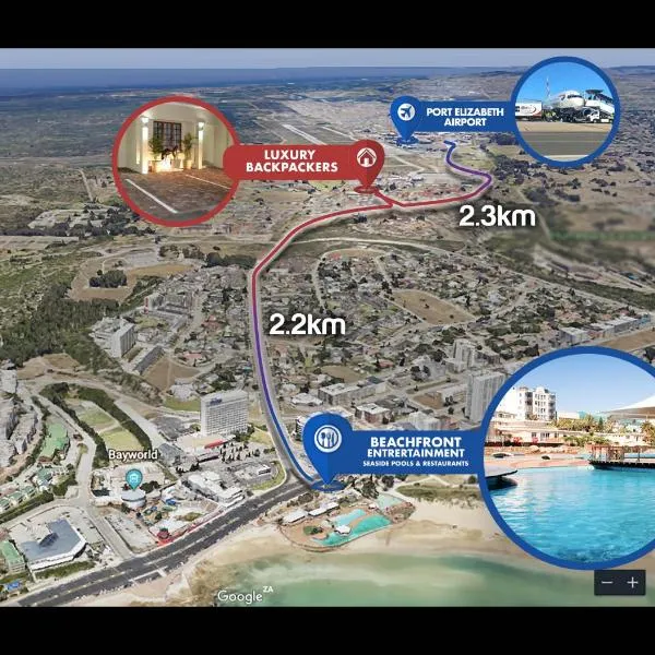 Luxury Backpackers, ξενοδοχείο στο Πορτ Ελίζαμπεθ
