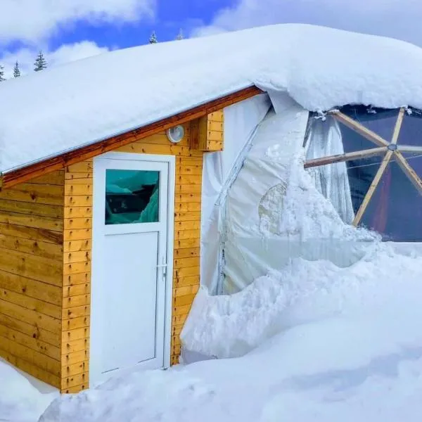 Igloo in the Woods - new, warm and inspiring, hotelli kohteessa Pamporovo