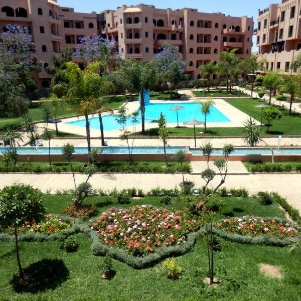 Appart Piscine Jardin somptueux à 2 min de palmeraie et 10 min de Majorelle