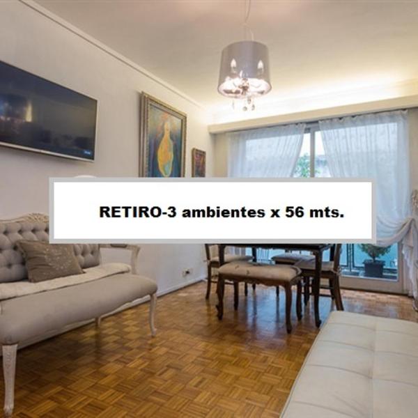 3 ambientes en Retiro / Recoleta (Centro)