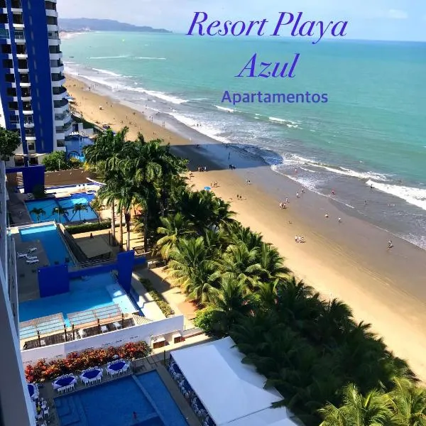 Resort Playa Azul Departamentos frente al mar, ξενοδοχείο σε Tonsupa