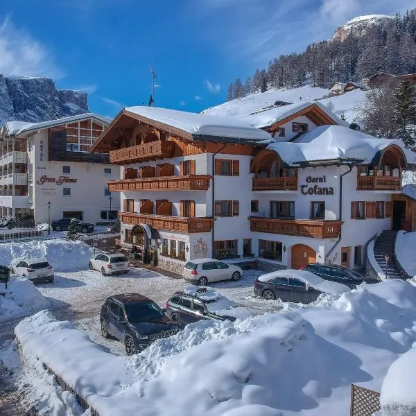 Garnì Tofana, hotel Corvara in Badiában