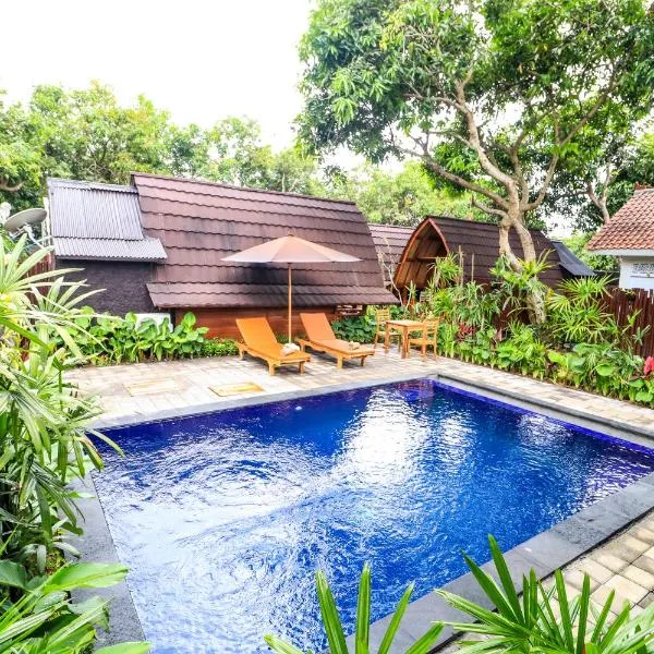 Kubu Kak Dudung Villas，位于金巴兰的酒店