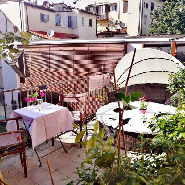 terrace apartment in santo spirito district