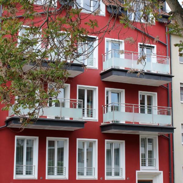 120qm Deluxe Apartment Suites Christina im Stil Design Hotel Vosteen Nähe der Kaiserburg, Norymberga
