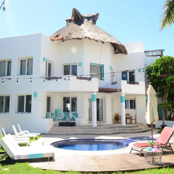 Bella Casa Privada junto al Mar Caribe，位于坎昆的酒店