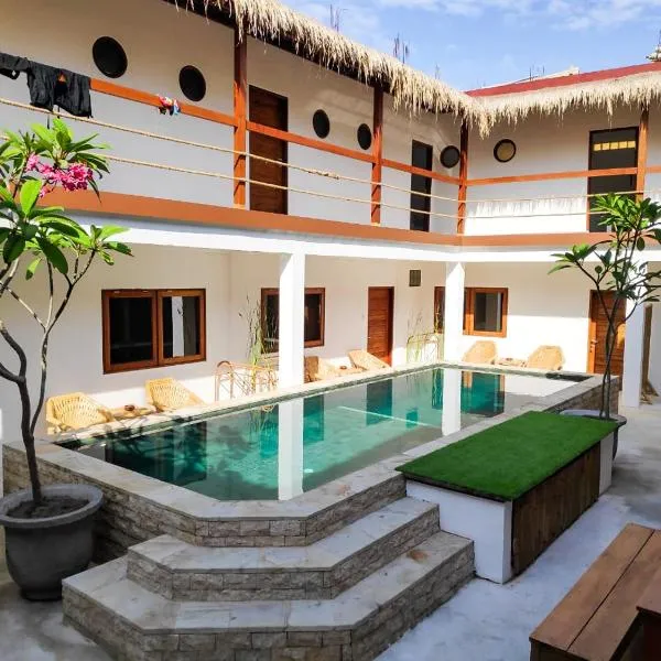 Gili Pirates Dive & BnB、ギリ・トラワンガンのホテル