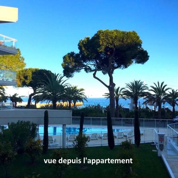 Appartement Cannes vue mer 4 pers avec piscines