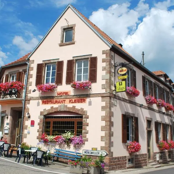 Logis Hôtel Restaurant Kleiber, hótel í Saint-Jean-Saverne
