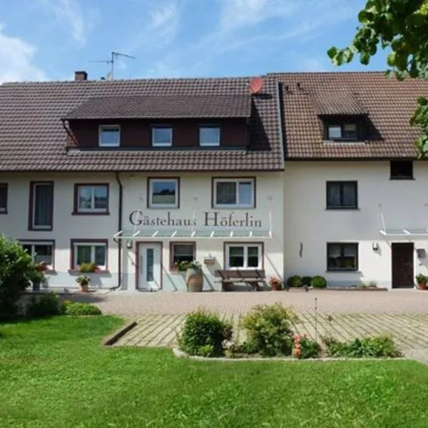 Gästehaus Höferlin, hotel in Bad Bellingen