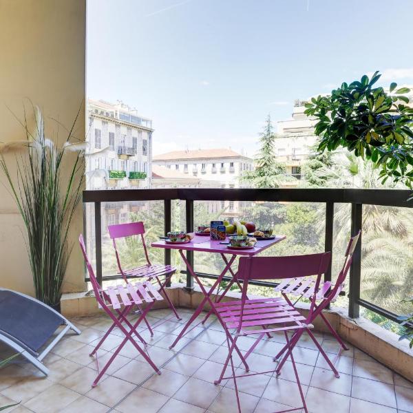 GRAND H -F2, FACE VIEUX- NICE, TERRASSE, ASCENSEUR, CLIMATISATION, Terrace - Nice city center