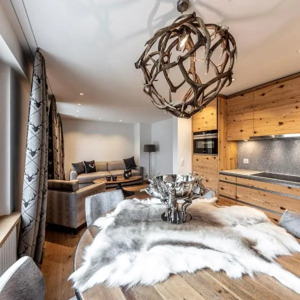 Unique Alpic style apartment in the heart of Davos, hotel en Davos