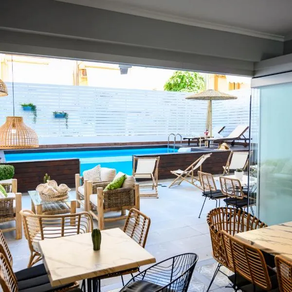 Retro luxury rooms, hotel v destinaci Olympiakí Aktí