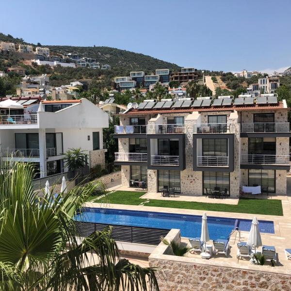 Stone House Aparts 2 plus 1 mit Poolterrasse Kalkan No 2