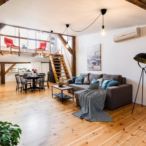 Cozy Studio Mansard Riga Old Town Aptartment, AC