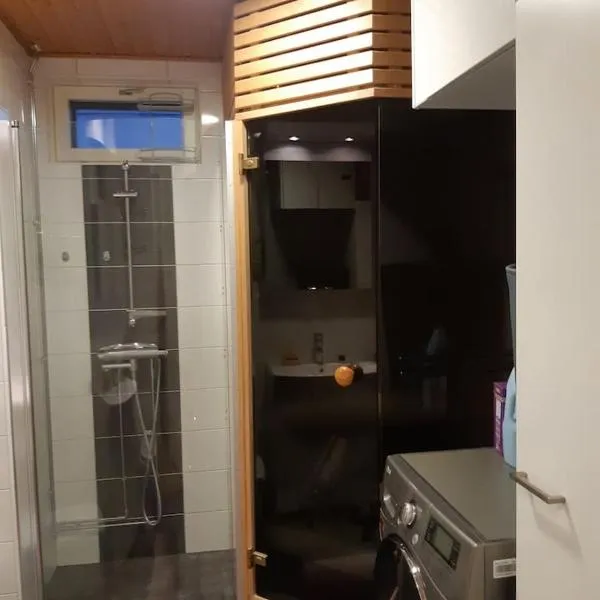 Pieni moderni saunallinen kaksio keskustan lähellä, hotel in Pori