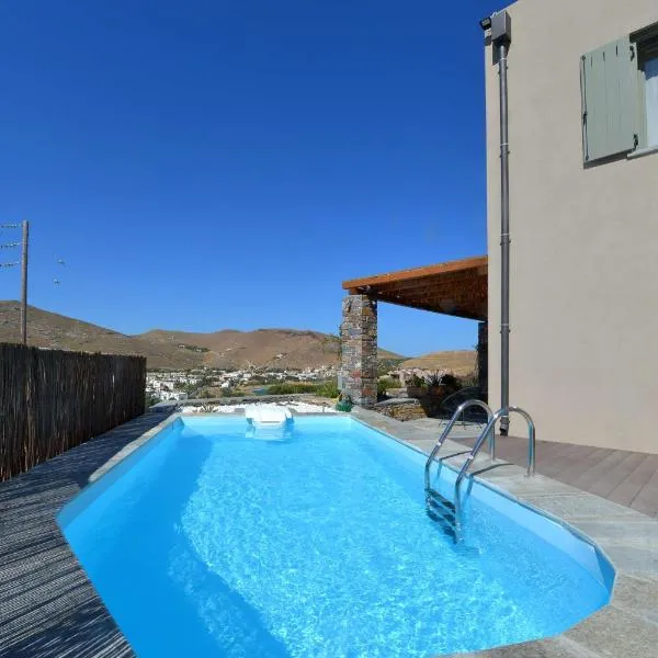 Luxurious 2019blt SeaView Villa wth swimming pool, hotel en Korissia