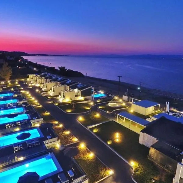 Crystal villas & suites, hotel v destinaci Polychrono