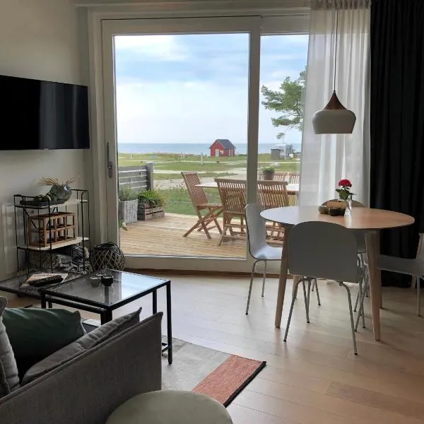 Superfint boende med havsutsikt, Tofta Strand, ξενοδοχείο σε Visby