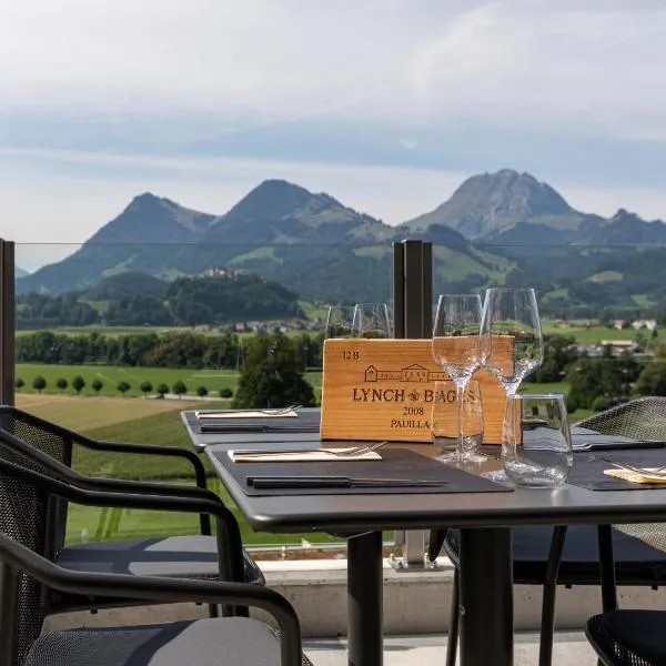 Les Montagnards, hotel in Broc