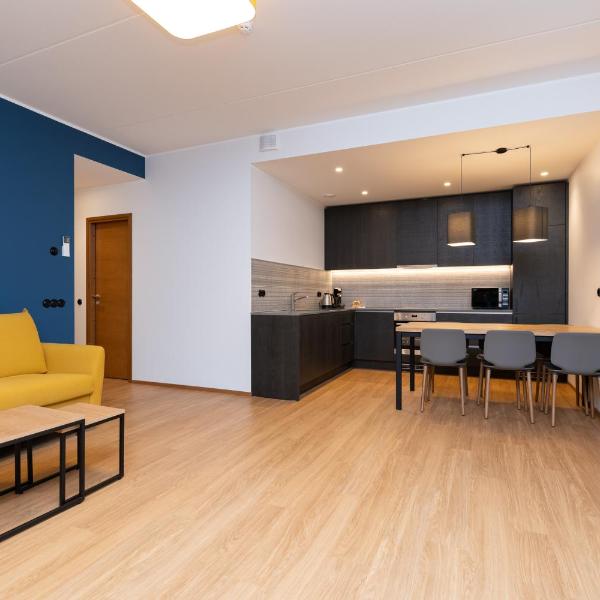 Self-check-in 2 bedroom apartment with a terrace and free parking, Tallinn