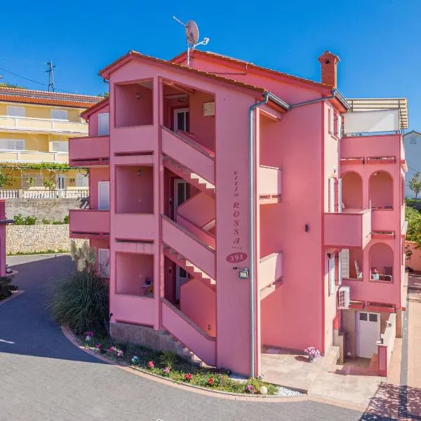 Villa Rossa Apartments, hotel en Rab
